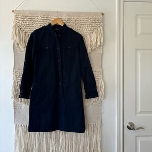 APC Velvet Twill Shirt Dress